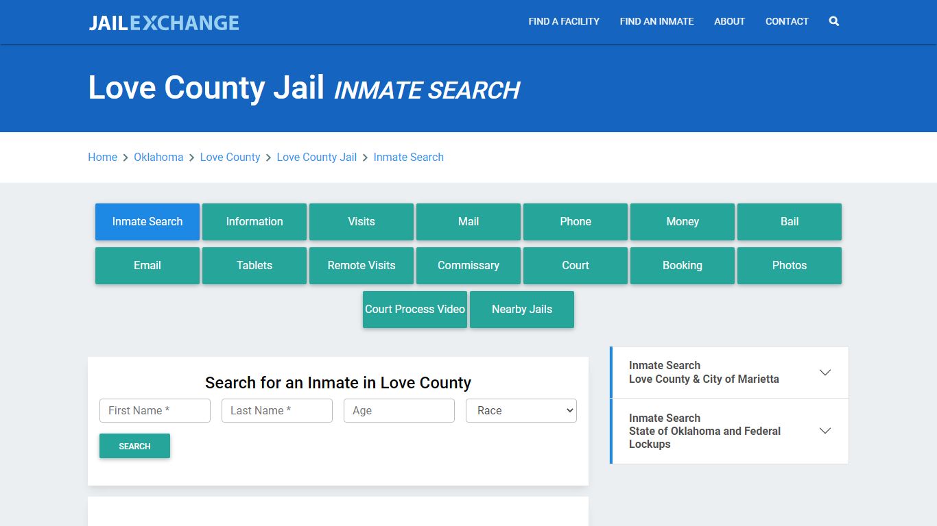 Love County Jail, OK Inmate Search: Roster & Mugshots