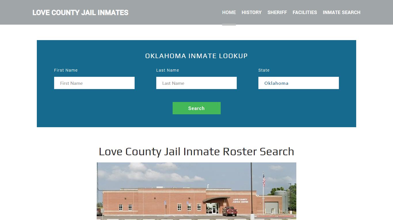 Love County Jail Inmate Roster Lookup, Marietta, OK